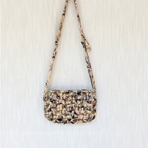 Daily Practice by Anthropologie Woven Velvet Crossbody Bag
